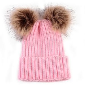 Baby/Toddler Fashionable Solid Pompon Knitted Hat